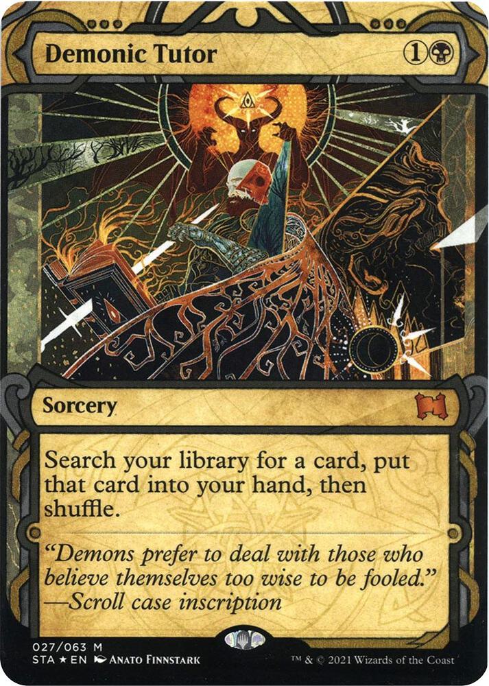 Demonic Tutor (Foil Etched) 27 card from Strixhaven: Mystical Archive