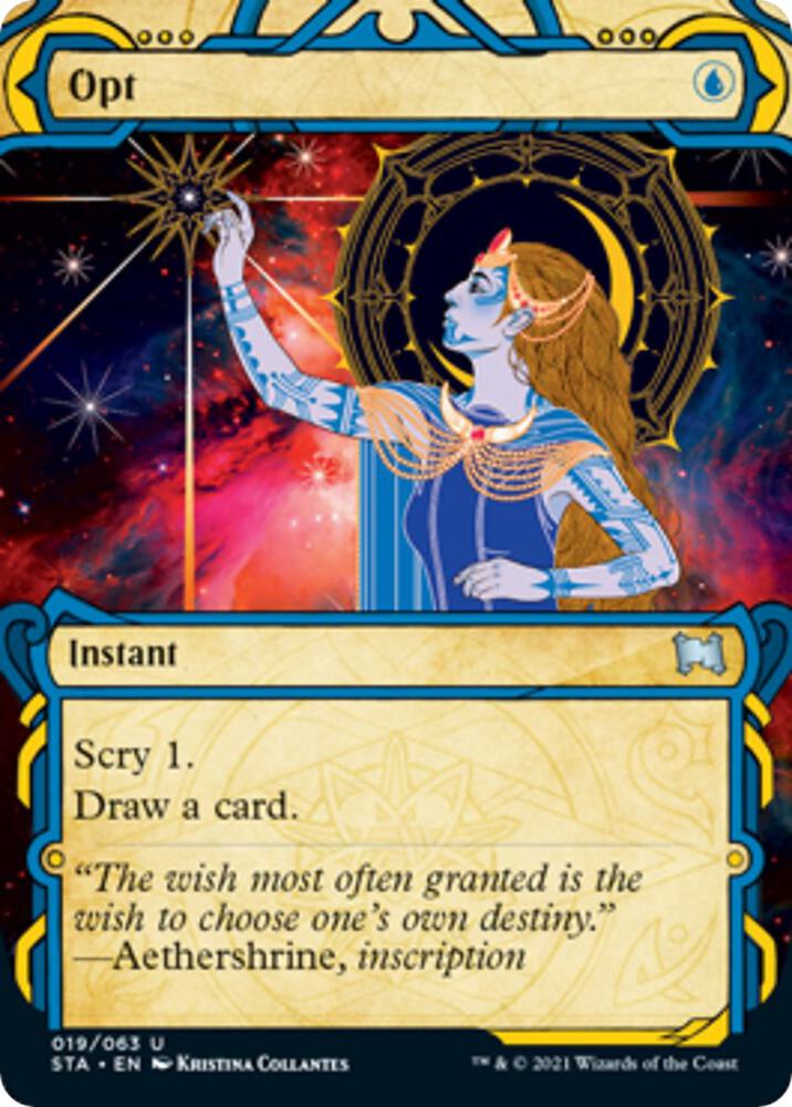 Opt 19 card from Strixhaven: Mystical Archive