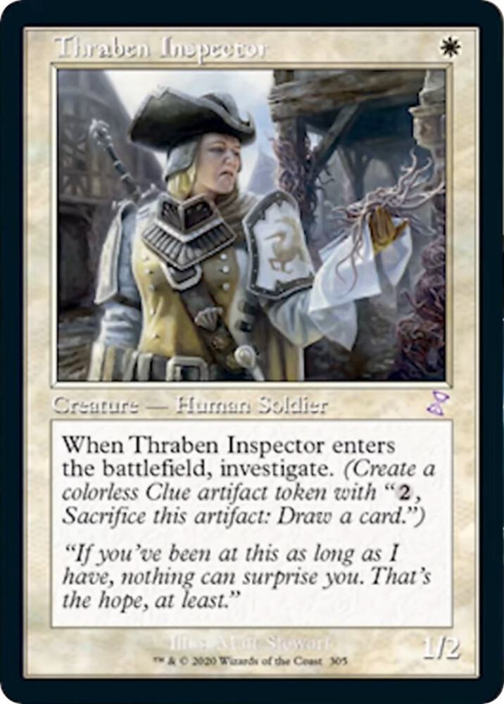 Thraben Inspector 305 card from Time Spiral: Remastered