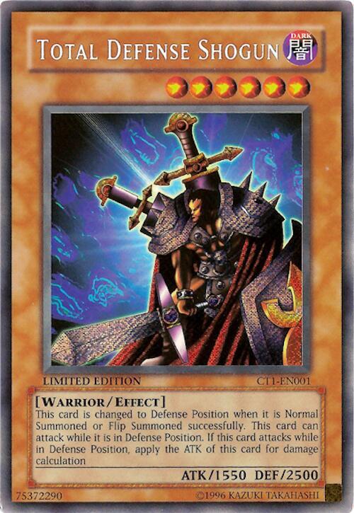 Total Defense Shogun CT1-EN001 card from 2004 Collectors Tin