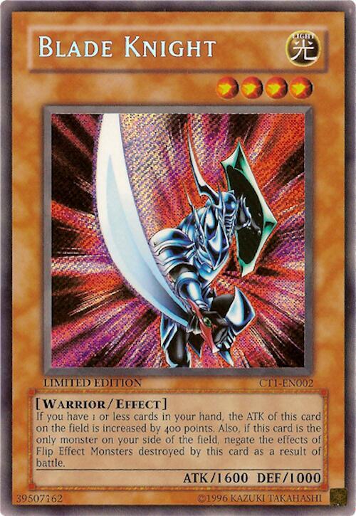 Blade Knight CT1-EN002 card from 2004 Collectors Tin