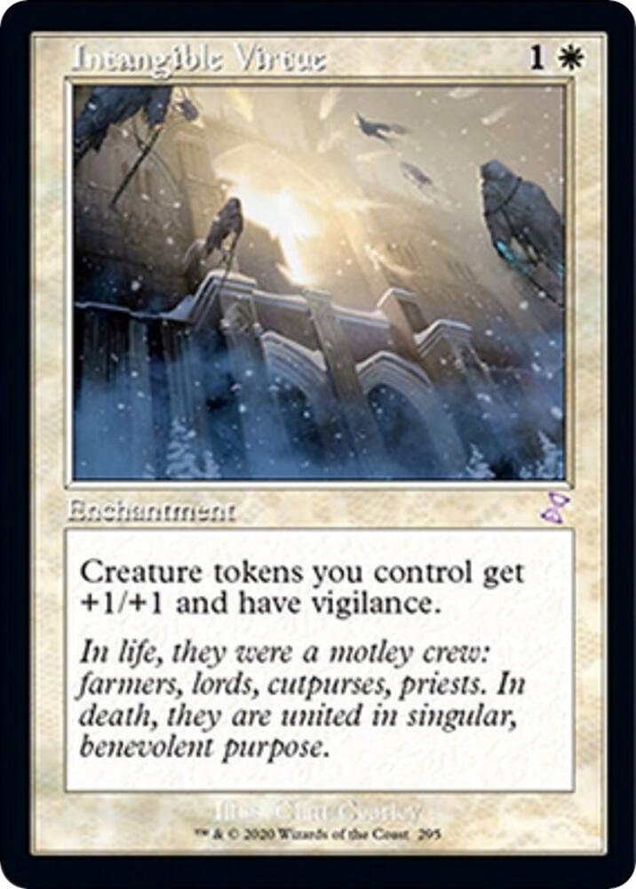 Intangible Virtue 295 card from Time Spiral: Remastered