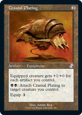 Cranial Plating 392 card from Time Spiral: Remastered
