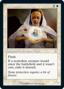 Containment Priest 292 card from Time Spiral: Remastered