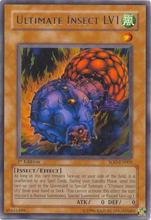 Ultimate Insect LV1 SOD-EN005 card from Soul of the Duelist
