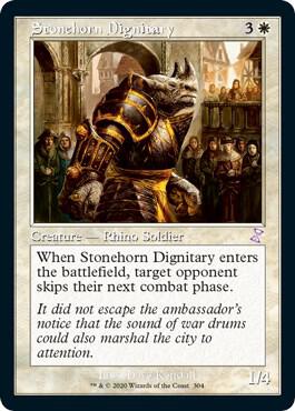 Stonehorn Dignitary 304 card from Time Spiral: Remastered