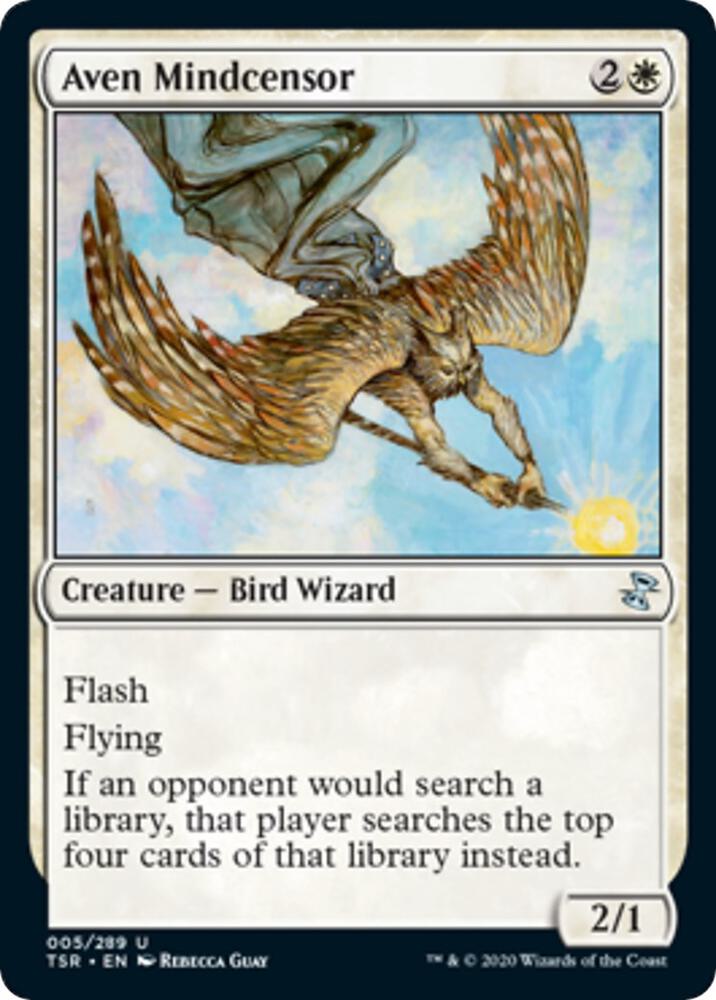 Aven Mindcensor 5 card from Time Spiral: Remastered