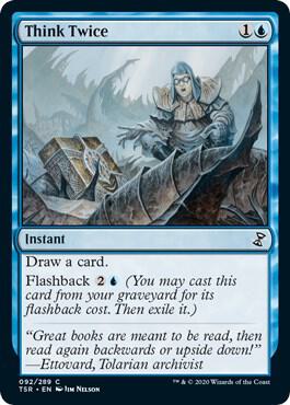 Think Twice 92 card from Time Spiral: Remastered