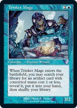 Trinket Mage 320 card from Time Spiral: Remastered