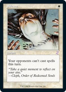 Silence 302 card from Time Spiral: Remastered