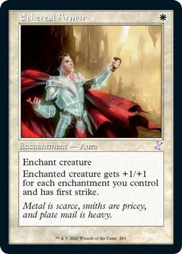 Ethereal Armor 293 card from Time Spiral: Remastered