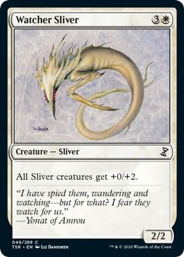 Watcher Sliver 49 card from Time Spiral: Remastered