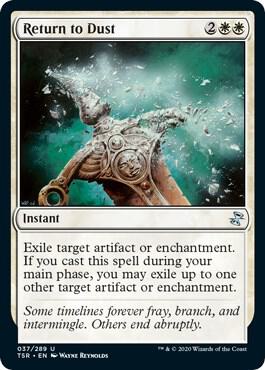 Return to Dust 37 card from Time Spiral: Remastered