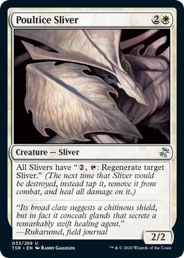 Poultice Sliver 33 card from Time Spiral: Remastered