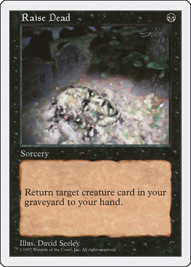 Raise Dead card from Fifth Edition
