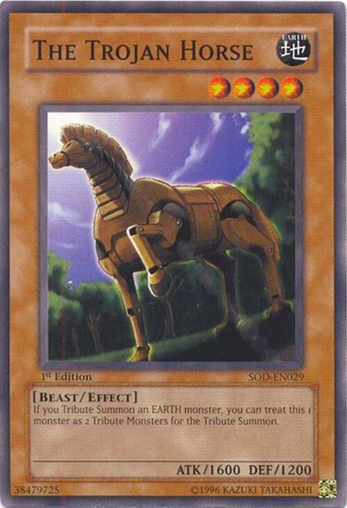 The Trojan Horse SOD-EN029 card from Soul of the Duelist