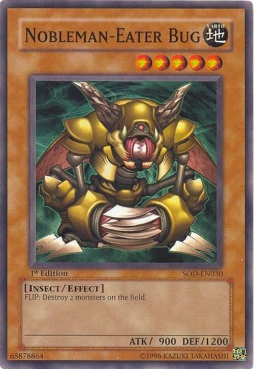 Nobleman-Eater Bug SOD-EN030 card from Soul of the Duelist