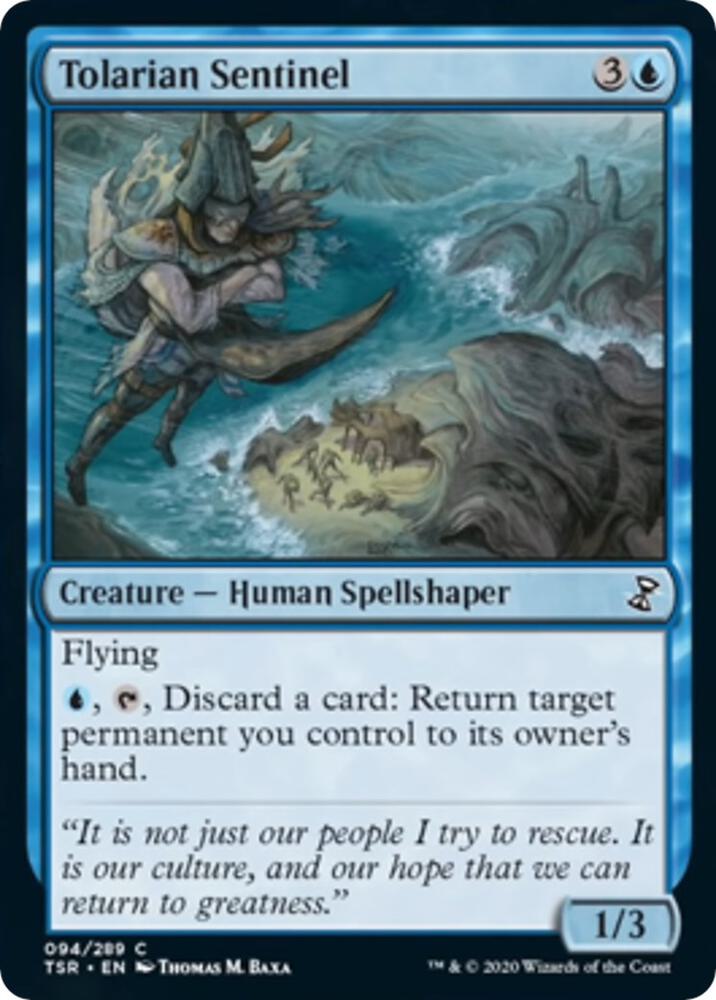 Tolarian Sentinel 94 card from Time Spiral: Remastered