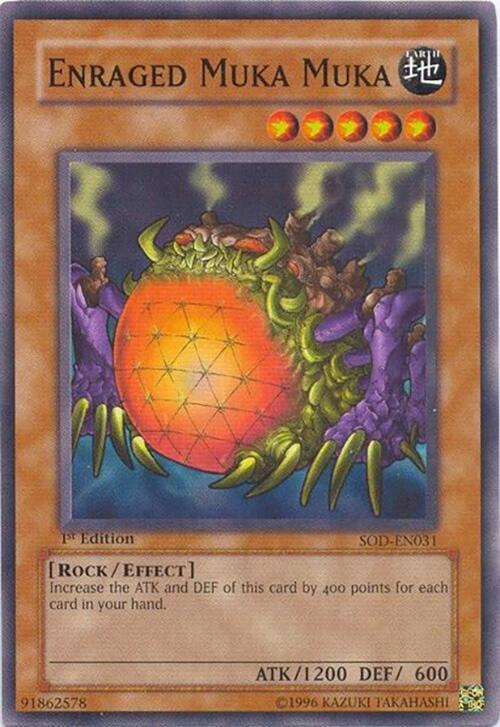 Enraged Muka Muka SOD-EN031 card from Soul of the Duelist