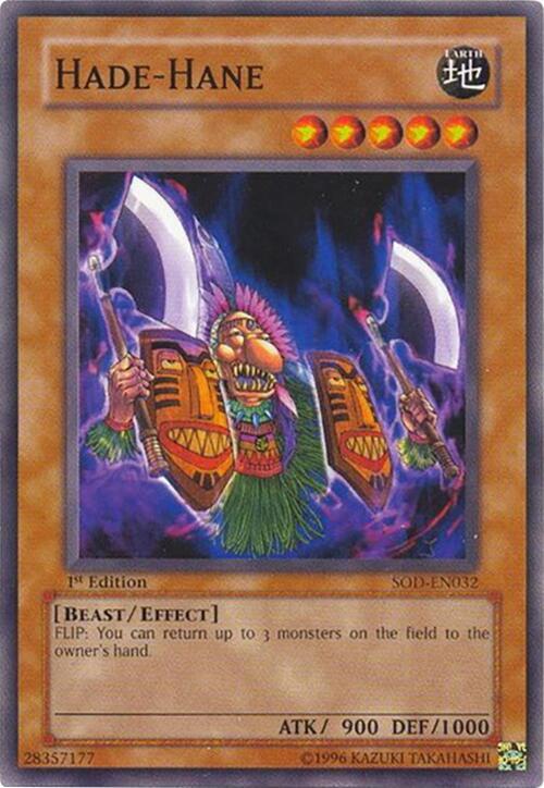 Hade-Hane SOD-EN032 card from Soul of the Duelist