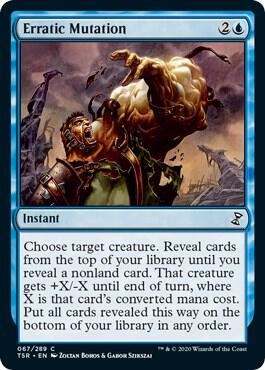 Erratic Mutation 67 card from Time Spiral: Remastered