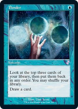 Ponder 315 card from Time Spiral: Remastered