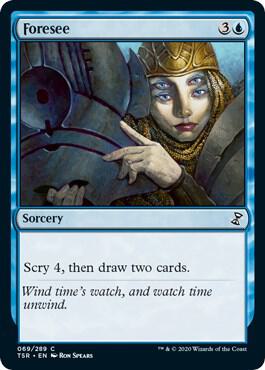 Foresee 69 card from Time Spiral: Remastered