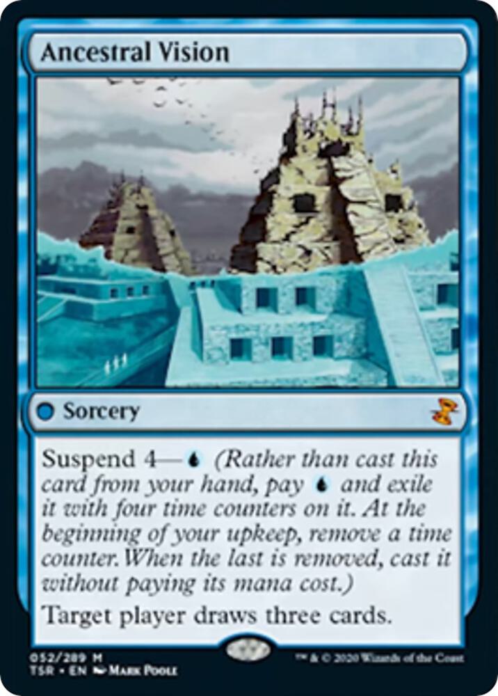 Ancestral Vision 52 card from Time Spiral: Remastered
