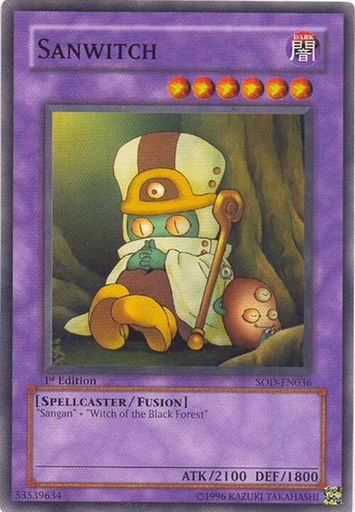 Sanwitch SOD-EN036 card from Soul of the Duelist