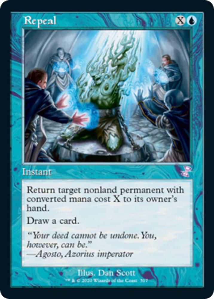 Repeal 317 card from Time Spiral: Remastered