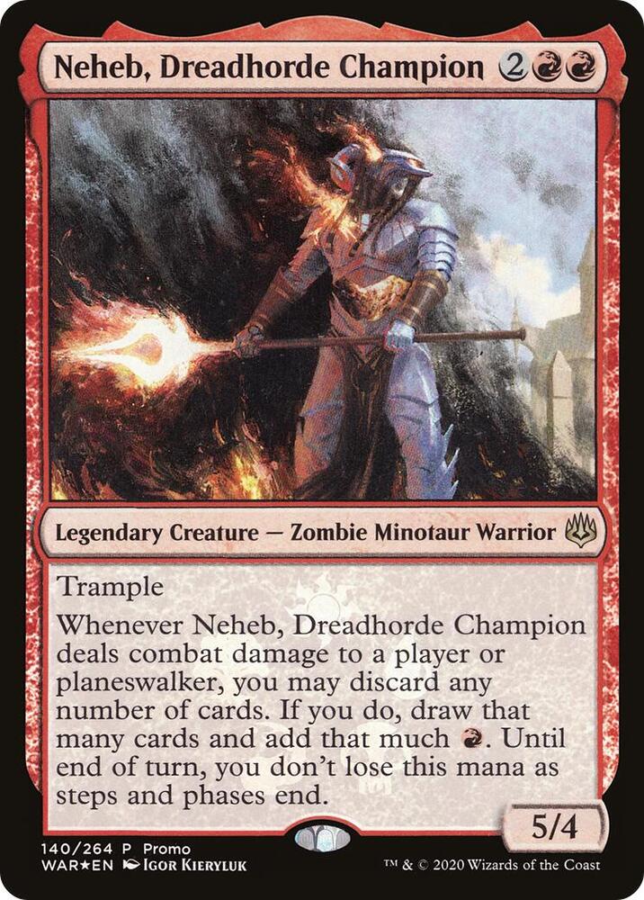 Neheb, Dreadhorde Champion 140 card from Media Promos