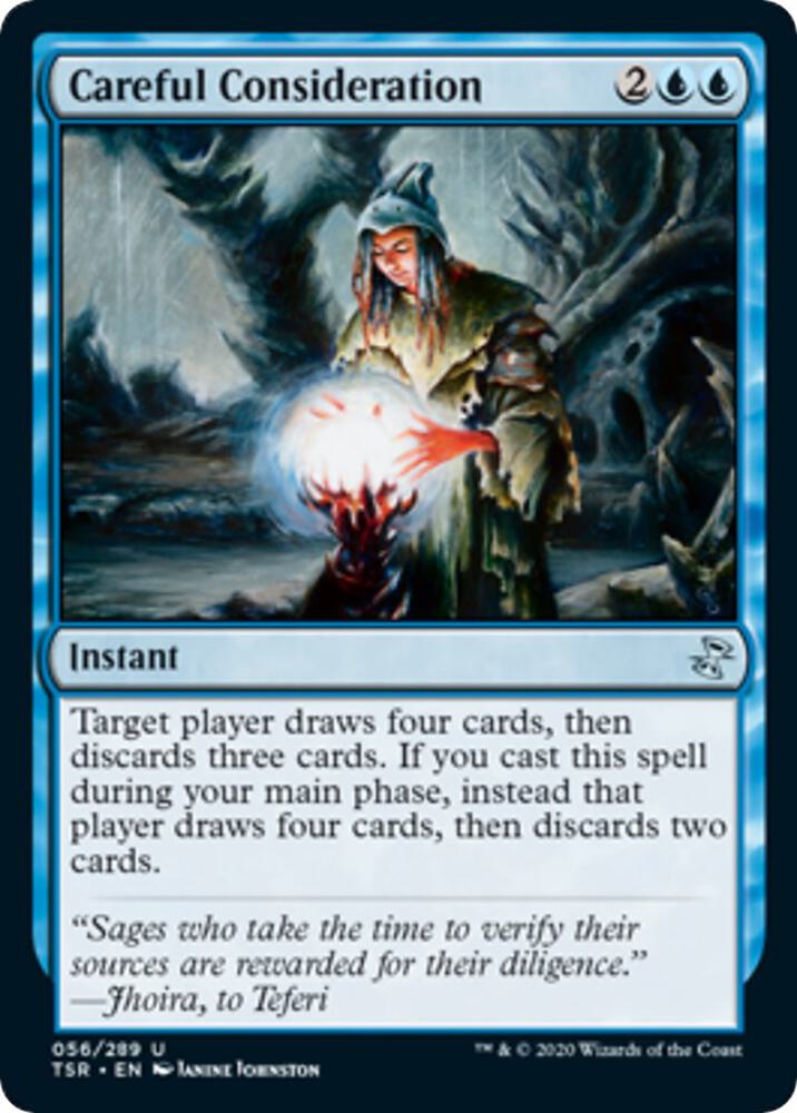 Careful Consideration 56 card from Time Spiral: Remastered
