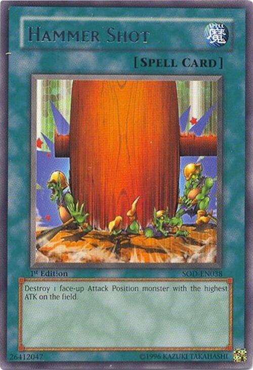 Hammer Shot SOD-EN038 card from Soul of the Duelist