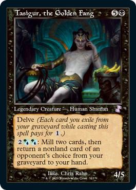 Tasigur, the Golden Fang 333 card from Time Spiral: Remastered