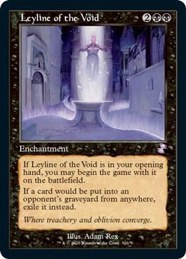 Leyline of the Void 326 card from Time Spiral: Remastered