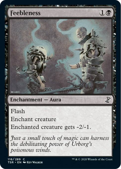 Feebleness 116 card from Time Spiral: Remastered