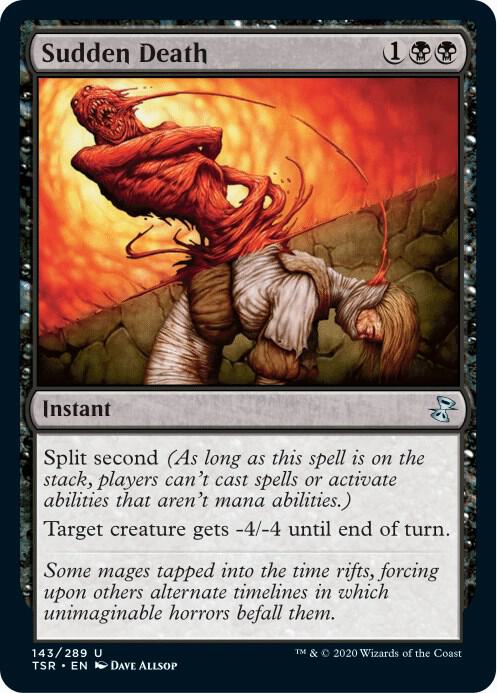 Sudden Death 143 card from Time Spiral: Remastered