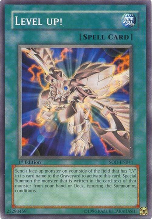 Level Up! SOD-EN041 card from Soul of the Duelist