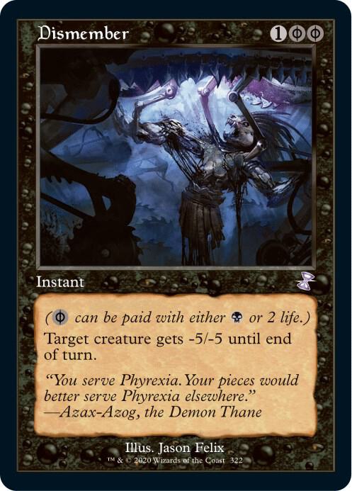 Dismember 322 card from Time Spiral: Remastered