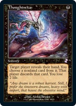 Thoughtseize 334 card from Time Spiral: Remastered