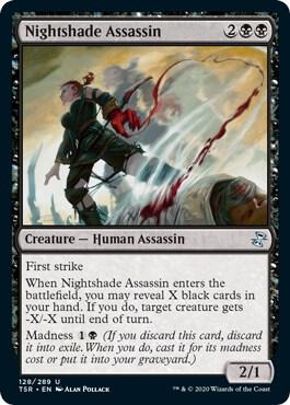 Nightshade Assassin 128 card from Time Spiral: Remastered