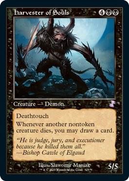 Harvester of Souls 325 card from Time Spiral: Remastered