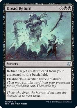 Dread Return 111 card from Time Spiral: Remastered