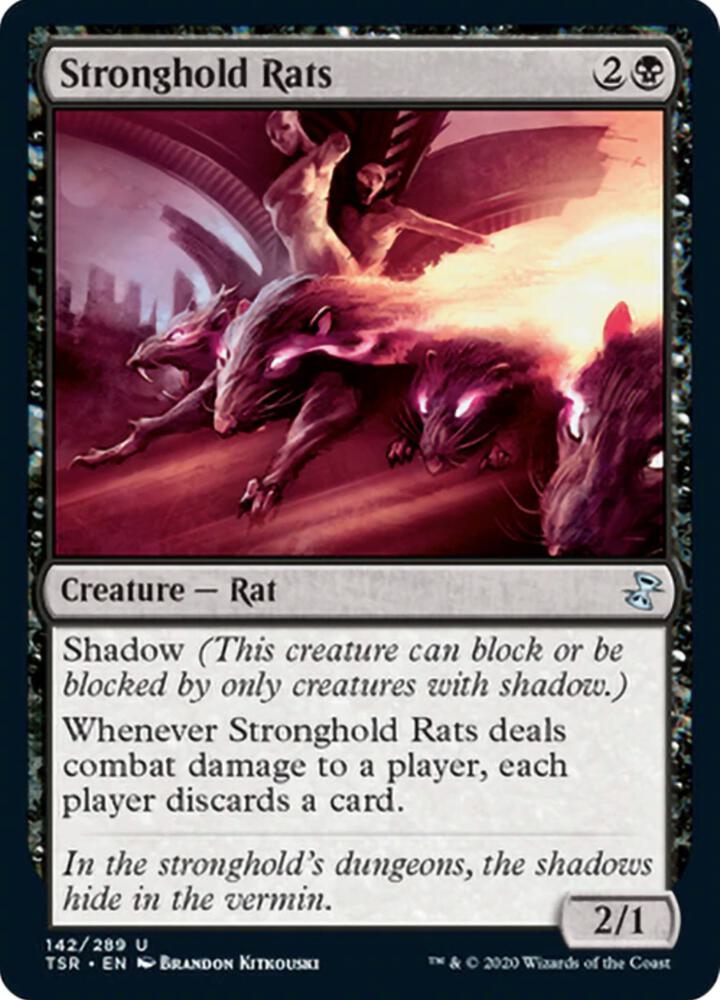 Stronghold Rats 142 card from Time Spiral: Remastered