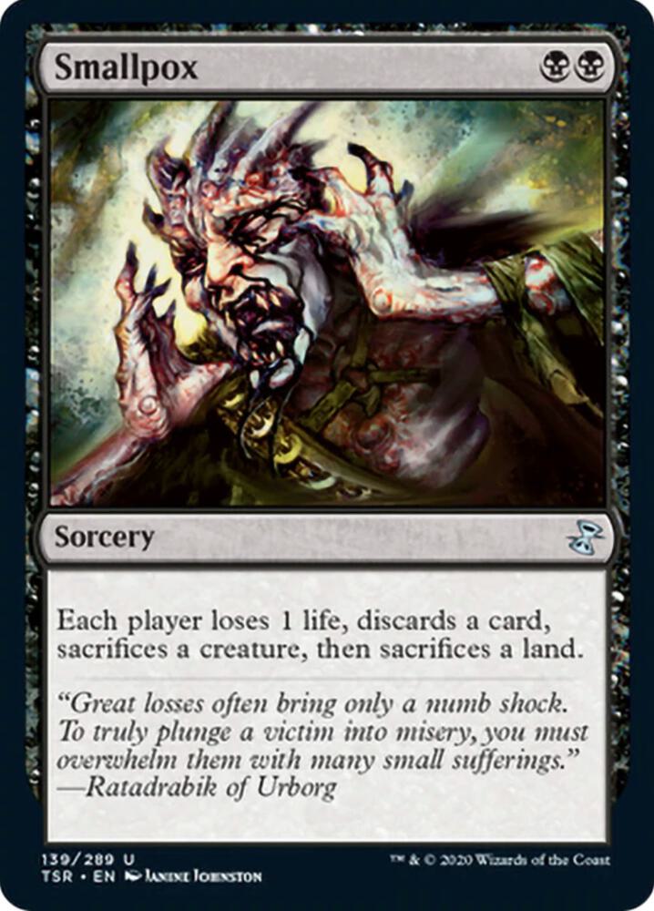 Smallpox 139 card from Time Spiral: Remastered