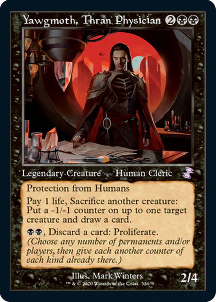 Yawgmoth, Thran Physician 336 card from Time Spiral: Remastered