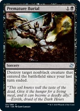 Premature Burial 131 card from Time Spiral: Remastered