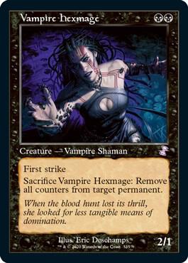 Vampire Hexmage 335 card from Time Spiral: Remastered