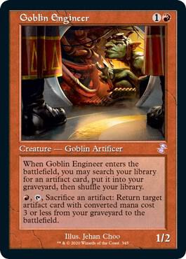 Goblin Engineer 345 card from Time Spiral: Remastered