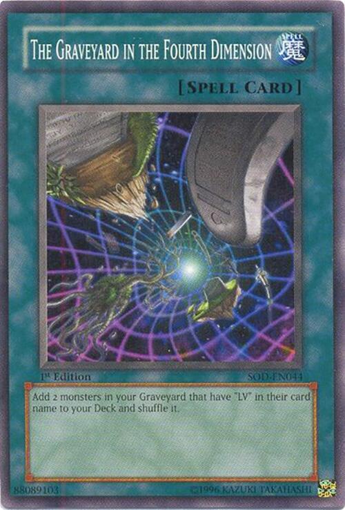 The Graveyard in the Fourth Dimension SOD-EN044 card from Soul of the Duelist